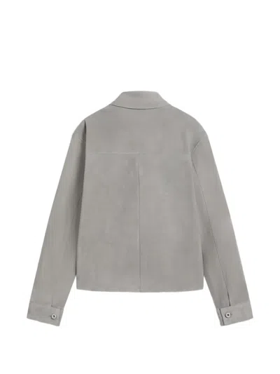 Pence Buttoned Jacket In Gray