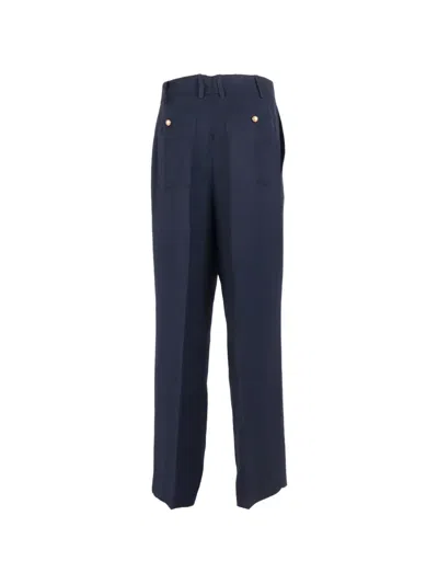 P.a.r.o.s.h Button Trousers In Blue