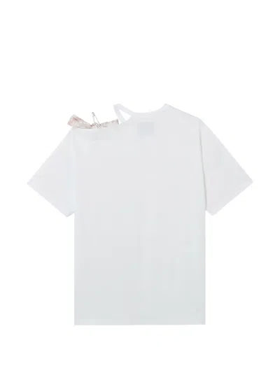 Musium Div. Bow T-shirt In White