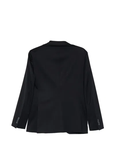 Cenere Buttoned Suit In Blue