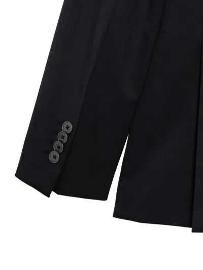 Cenere Buttoned Suit In Blue