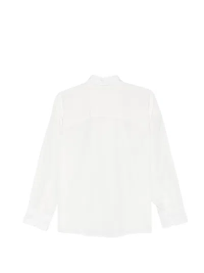 Cordera Lace-insert Shirt In White