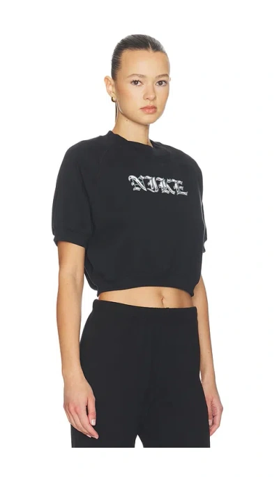 Nike Crew Top In Black