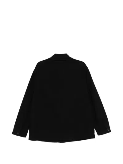 Barena Venezia Patch-pocket Button Overshirt In Black