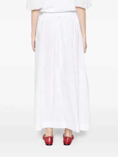 Deha Drawstring Skirt In White
