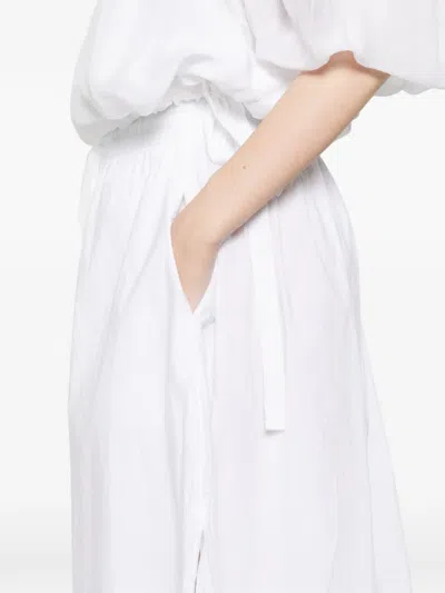 Deha Drawstring Skirt In White