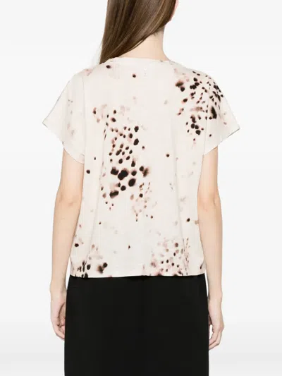 Deha Dot-print T-shirt In Neutral