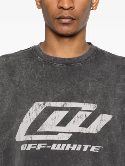 Off-white Owr Skate Graphic T-shirt In Gray