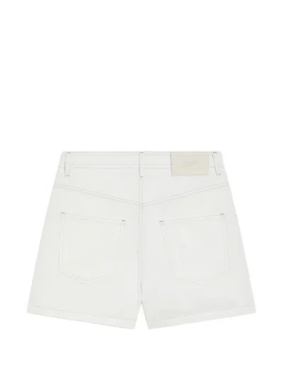 Pence Patch Pocket Shorts In White