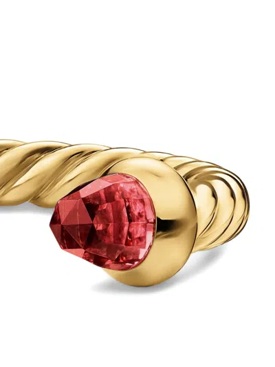 David Yurman Micro Cablespira® Flex Open Ring In Gold