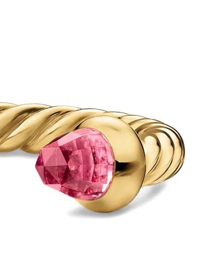 David Yurman Micro Cablespira® Flex Open Ring In Gold