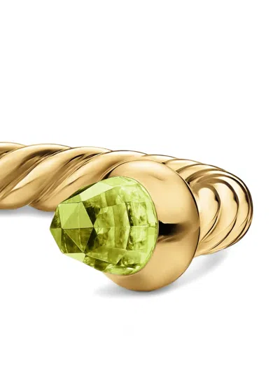 David Yurman Micro Cablespira® Flex Open Ring In Gold