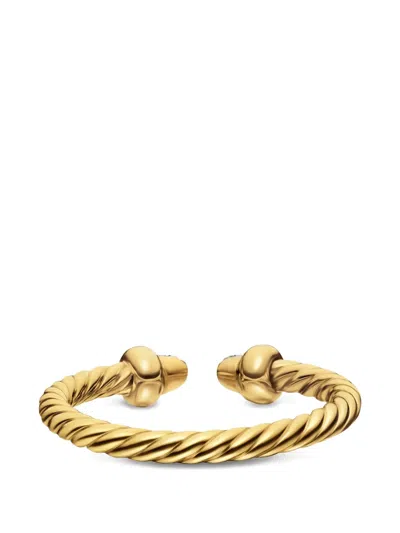 David Yurman Micro Cablespira® Flex Open Ring In Gold