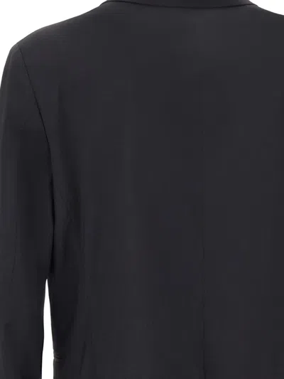 Manuel Ritz Double-breasted Blazer In Black