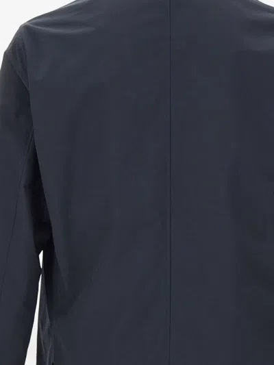 Woolrich Button Front Coat In Blue