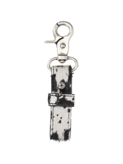 Represent Cowhide Keyring In Multi