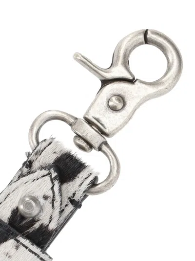 Represent Cowhide Keyring In Multi