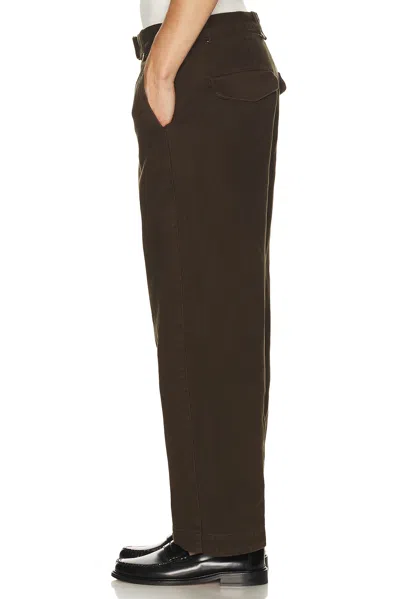 Entire Studios Gully Belt Trousers In Brown