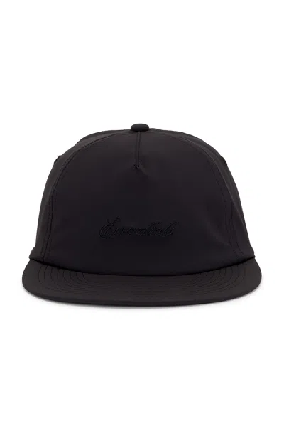 Essentials Signature 5 Panel Hat In Black