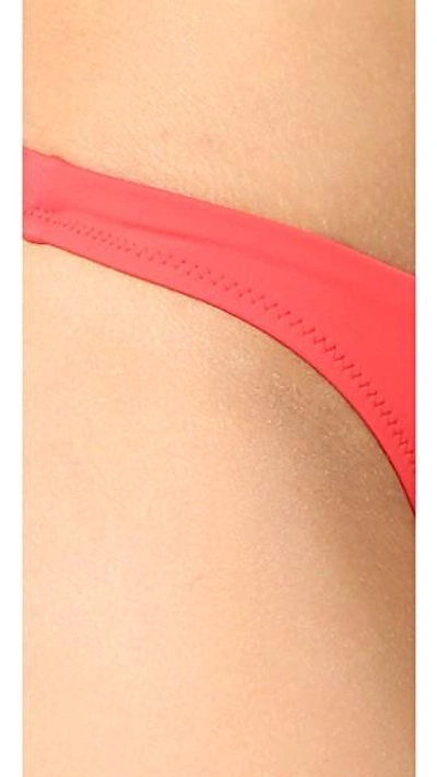 Shop Milly St. Lucia Bikini Bottoms In Flame