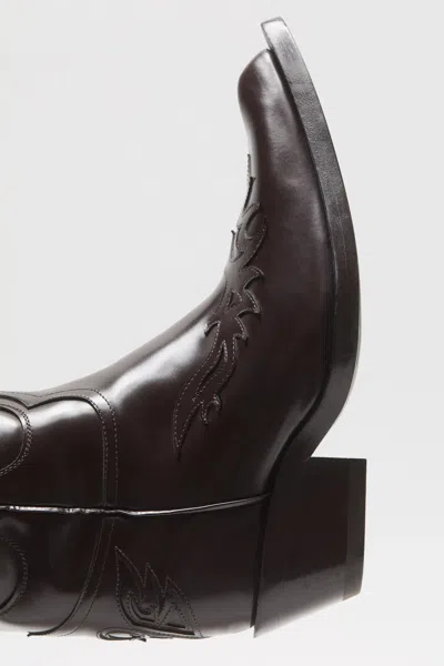 Acne Studios Pointed-toe Boots In Black