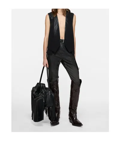 Acne Studios Pointed-toe Boots In Black