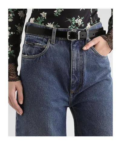Dolce & Gabbana Multi-pocket Jeans In Blue