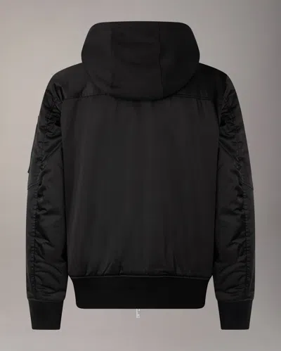 Moose Knuckles Georgie Bomber Jacket In Black