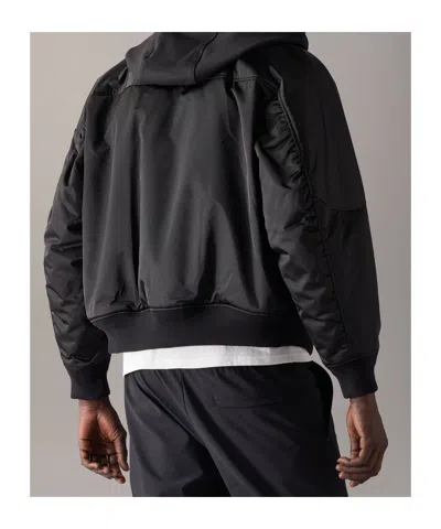 Moose Knuckles Georgie Bomber Jacket In Black