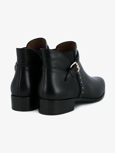 Shop Tabitha Simmons Black Gigi Leather Ankle Boots