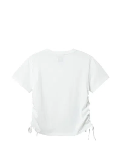 Izzue Drawstring-details T-shirt In White