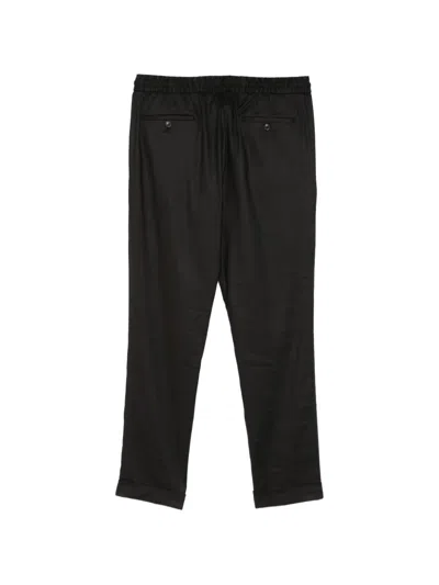 Paul Smith Drawstring Trousers In Brown