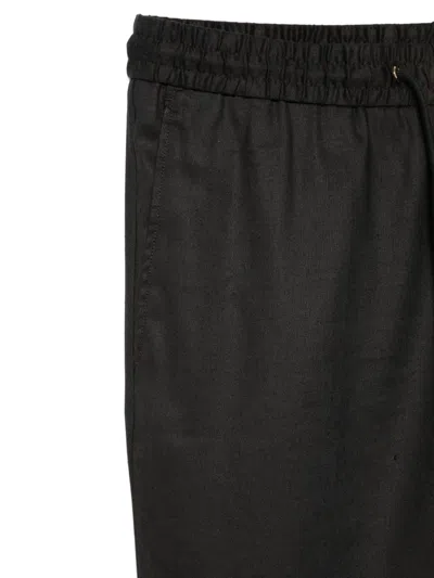 Paul Smith Drawstring Trousers In Brown