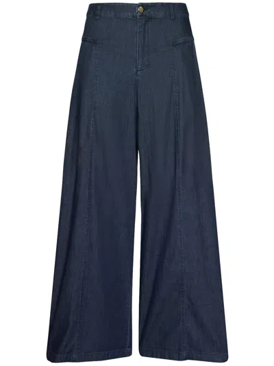 Elena Miro' Elena Miro Jeans Wide Leg In Blue