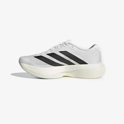 Adidas Originals Adidas Adizero Evo White Sneakers With Signature 3-stripes In Gray