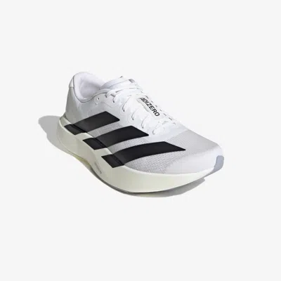 Adidas Originals Adidas Adizero Evo White Sneakers With Signature 3-stripes In Gray