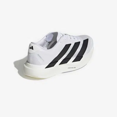 Adidas Originals Adidas Adizero Evo White Sneakers With Signature 3-stripes In Gray