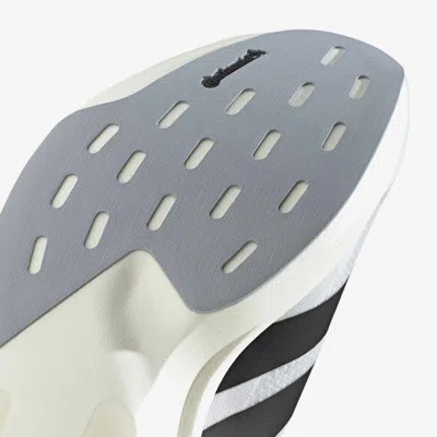 Adidas Originals Adidas Adizero Evo White Sneakers With Signature 3-stripes In Gray
