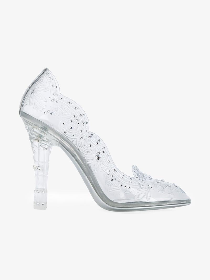 dolce and gabbana silver heels