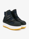 Marni Grip-tape Platform Sneakers In Blue