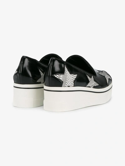 Stella Mccartney Binx Star Patent Faux-leather Platform Loafers