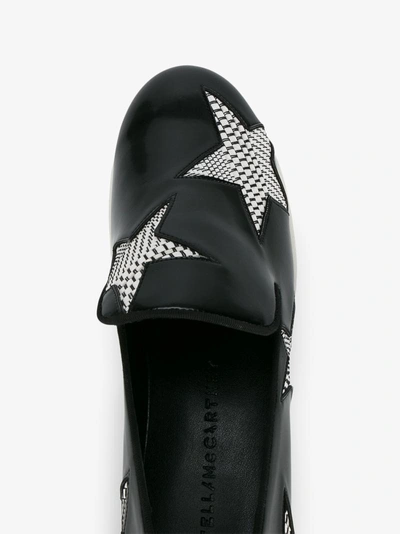 Stella Mccartney Binx Star Patent Faux-leather Platform Loafers