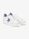 GOLDEN GOOSE LEATHER BALL STAR LOW-TOP TRAINERS