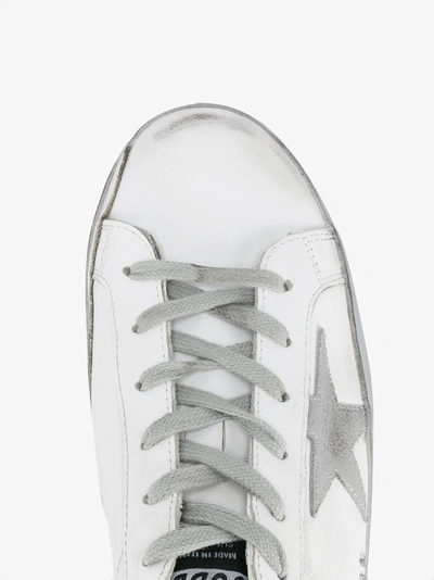 Shop Golden Goose Suede And Leather 'superstar' Sneakers