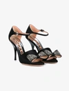 ROCHAS ROCHAS EMBELLISHED BOW SANDALS,RO270130401311558753