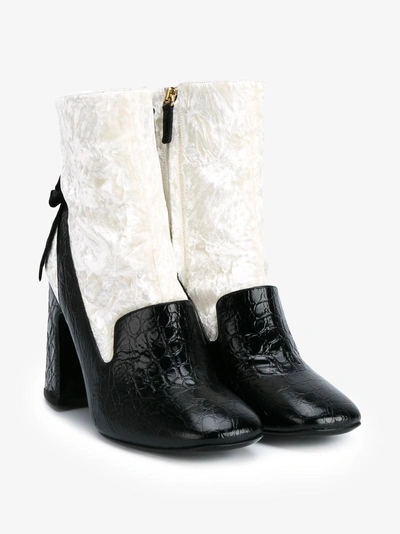 Shop Erdem Two Tone Ankle Boots