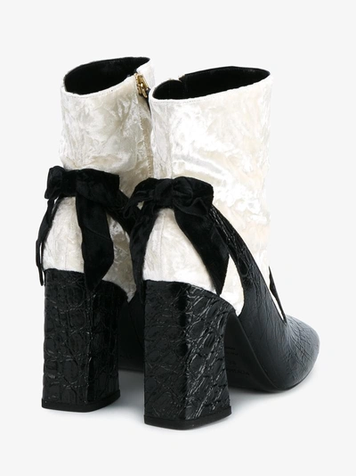 Shop Erdem Two Tone Ankle Boots