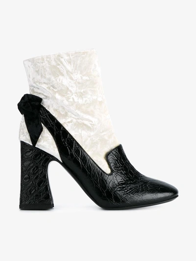 Shop Erdem Two Tone Ankle Boots