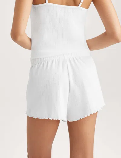 Tommy John Pointelle Rib Sleep Shorts In Pink
