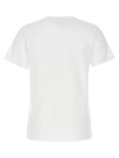 Maison Kitsuné Fox Head-patch T-shirt In White